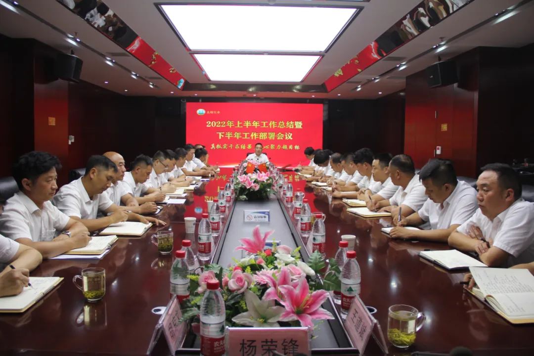 永峰实业2022年上半年工作总结暨下半年工作部署会议成功召开