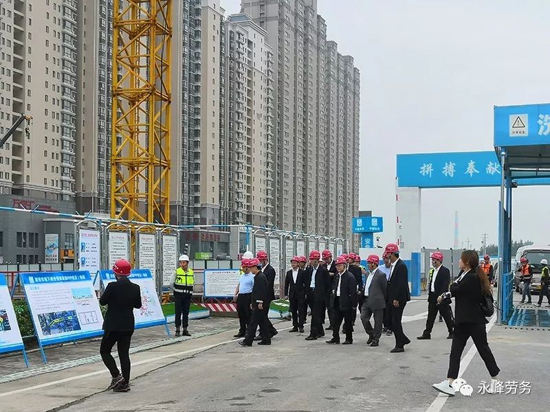 中建股份公司副总裁马泽平到科技八路管廊项目检查工作